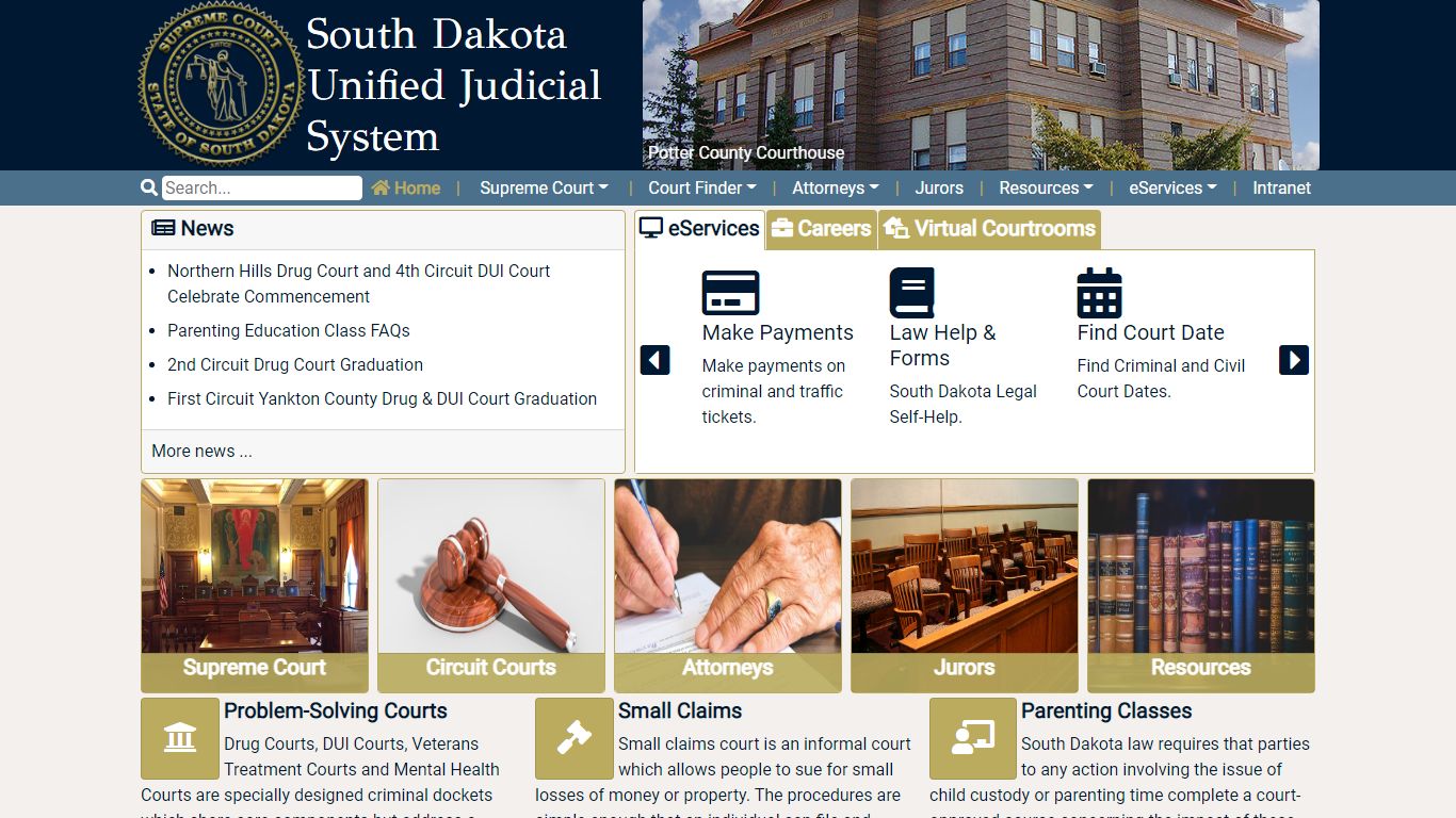 UJS Home - South Dakota